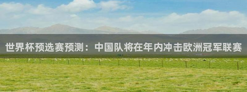 世界杯直播网：世界杯预选赛预测：中国队将在年内冲击欧洲冠军联赛